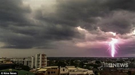 Wild Storms Hit Nsw As Massive Lightning Bolts Spark Fires Across The