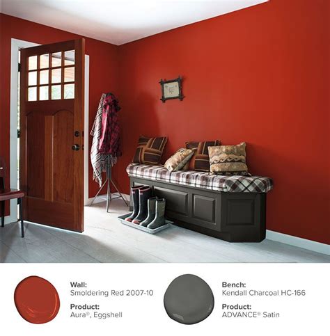 Rustic Red Paint Color Design