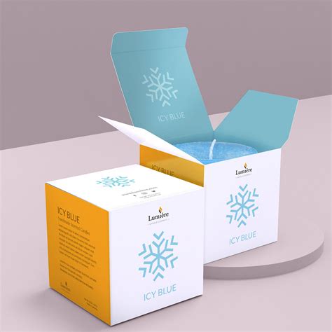 Candle Box Custom Size Packaging Printing
