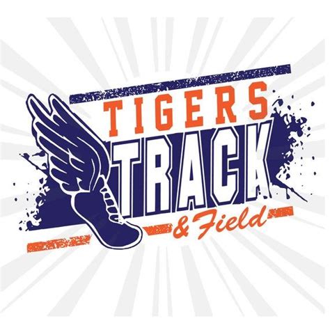 Tigerstigers Track And Fieldcross Countrysvgdxfepsdigital