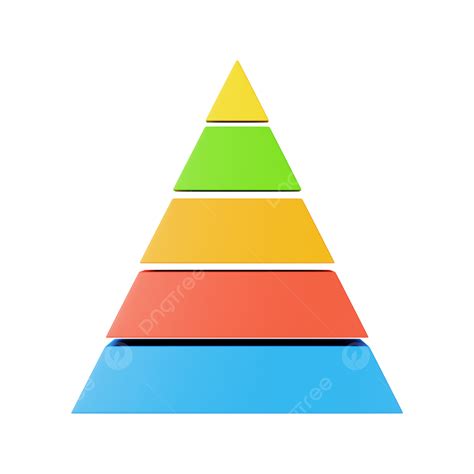 Pirámide Gráfico 3d Icono Render Png Carta Piramidal 3d Pirámide