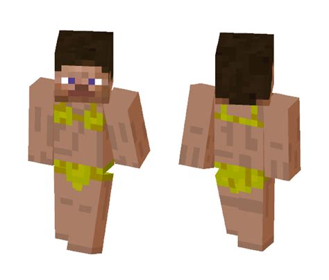 Download Yellow Bikini Steve Minecraft Skin For Free Superminecraftskins