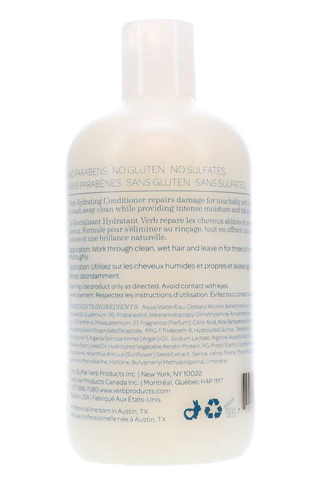 Verb Mild Color Safe Cleanse Hydrating Conditioner 12 Oz Lala Daisy