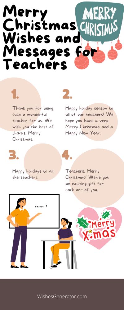 77 Merry Christmas Wishes And Messages For Teachers