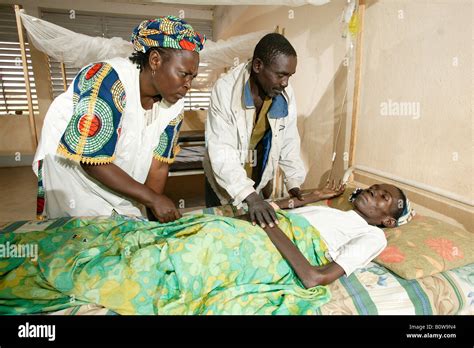 Hivaids Patient In Hospital Garoua Cameroon Africa Stock Photo Alamy