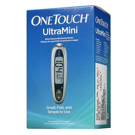 Onetouch Ultramini Blood Glucose Monitoring System Silver Moon