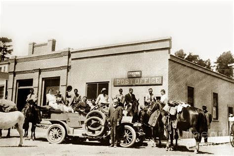 Cambria Post Office San Luis Obispo County Cal Calif Circa 1910