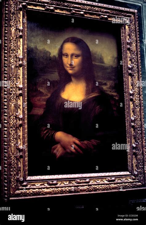 This World Famous Portrait Of Mona Lisa Is An Oil Painting By Italian