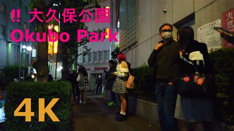 【4k】tokyo Night Walk Okubo Park💗夜の大久保公園を散歩 Youtube