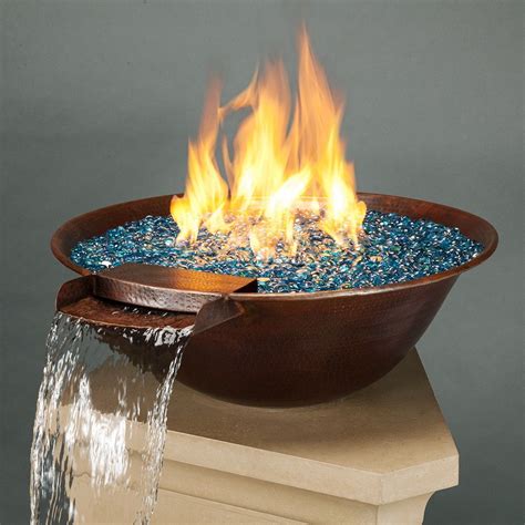 Starfire Designs 31 Campana Moreno Copper Fire And Water Bowl Fire