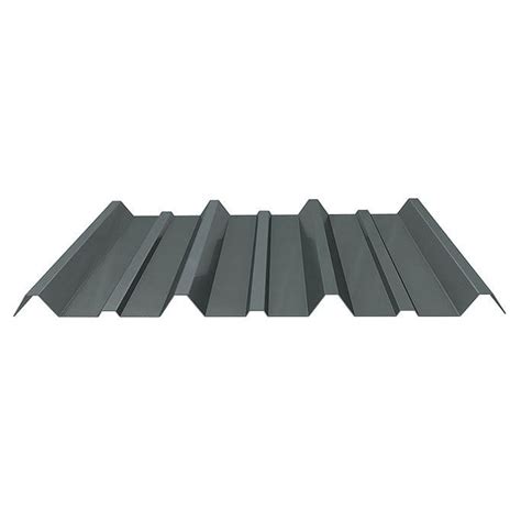Pitched Roofing Panel Delta Rib Fabral Steel Metal Look Slate