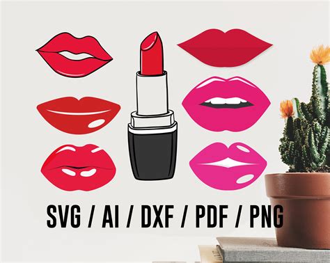 Lips Svg File Lips Svg Lips Svg Files Lipstick Svg File