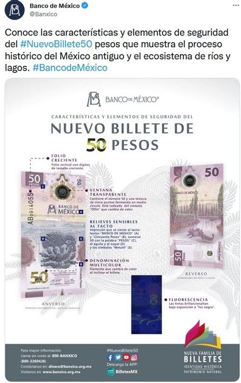 Adiós a Morelos hola ajolote Banxico presenta nuevo billete de 50