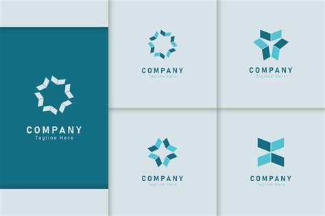 Premium Vector Set Of Company Logo Design Ideas Vector