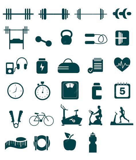 Premium Vector Fitness Icons