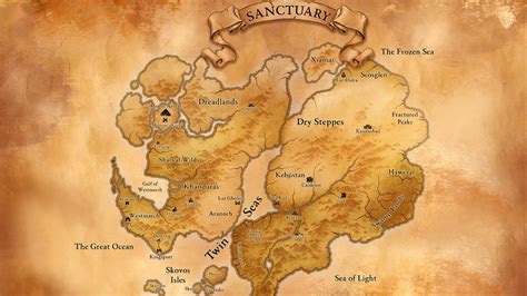 Map Of Sanctuary In Book Of Lorath Rdiablo4