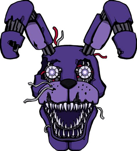 Five Nights At Freddys Nightmare Bonnie By Kaizerin On Deviantart