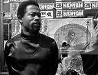 Eldridge Cleaver outside after the window shot out at the Black... News ...