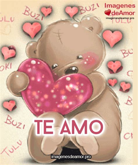 Oso Enamorado Con Frase Te Amo Mis Imajenes Ositos De Amor