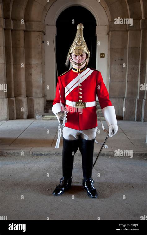 A Life Guard The Senior Regiment Of The British Army And One Half Of