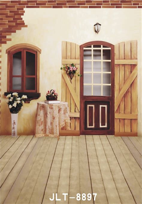 Photography Backdrop Photo Prop Indoor Children Wooden Floor Vinyl