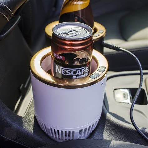 It offers a large holding capacity for refreshments and snacks in arm's the cooler master cup holder is made of durable and water repellent material that is easily cleanable inside and outside. Smart Cooler and Warmer Cup Holder | IfNotTech