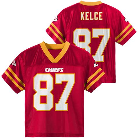 Nfl Player T Kelce Kansas City Chiefs Youth Player Jersey Size 4