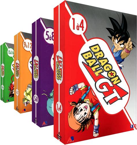 Dragon Ball Gt Intégrale Pack 4 Coffrets 16 Dvd Dvd And Blu Ray Amazon Fr