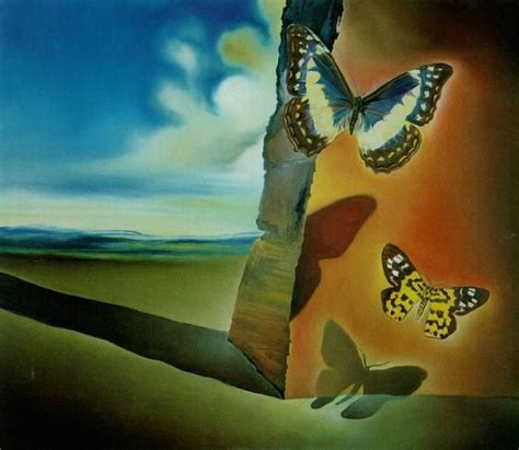 Untitled Landscape With Butterflies 1956 Salvador Dali Salvador