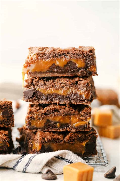 The Best Caramel Brownies Recipe Therecipecritic