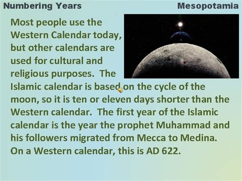 Numbering Years Mesopotamia Ancient Calendars Were Generally Based