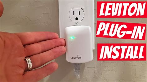Leviton Plug In Outlet Dzpa1 2bw Easy Install With Smartthings Hub