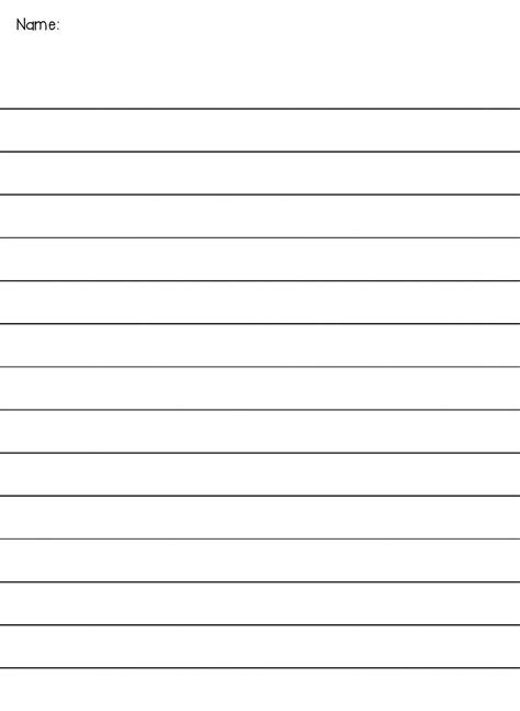 blank writing paper worksheet