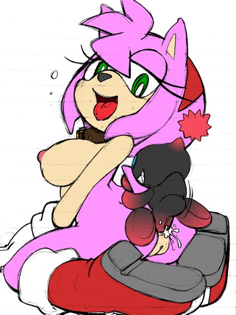 Rule 34 Amy Rose Anal Anus Balls Breasts Chao Sonic Dark Chao