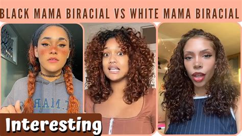Different Between Black Mama Biracial And White Mama Biracial Youtube