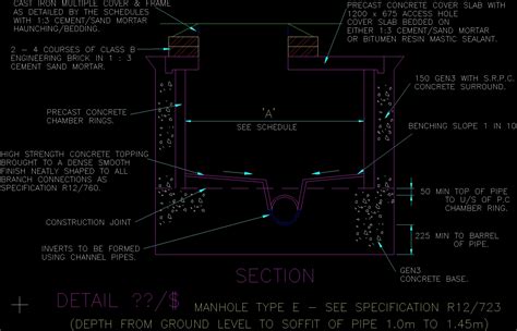 Manhole DWG Detail for AutoCAD • Designs CAD