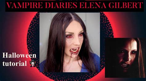 Vampire Diaries Elena Gilbert Halloween Makeup Tutorial Youtube