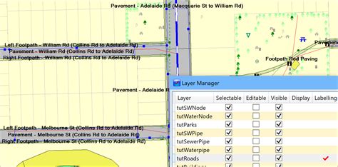 Map Manager Layer Manager