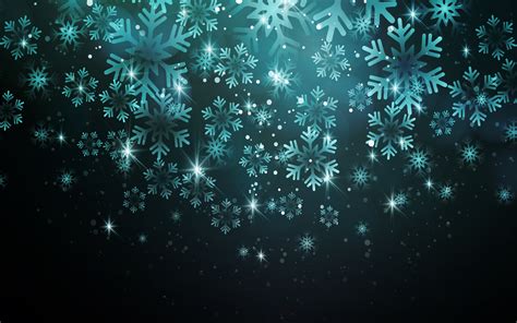 Download Wallpapers Winter Blue Background Snowflakes Winter Texture