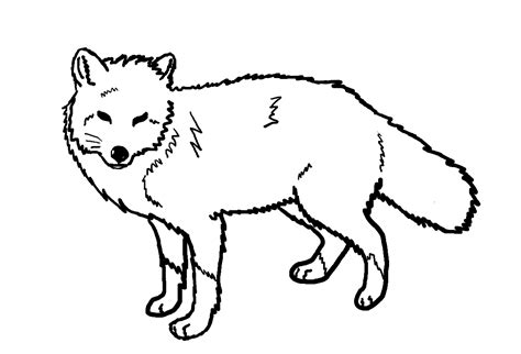 Printable Coloring Page Of Fox Coloring Pages Ideas