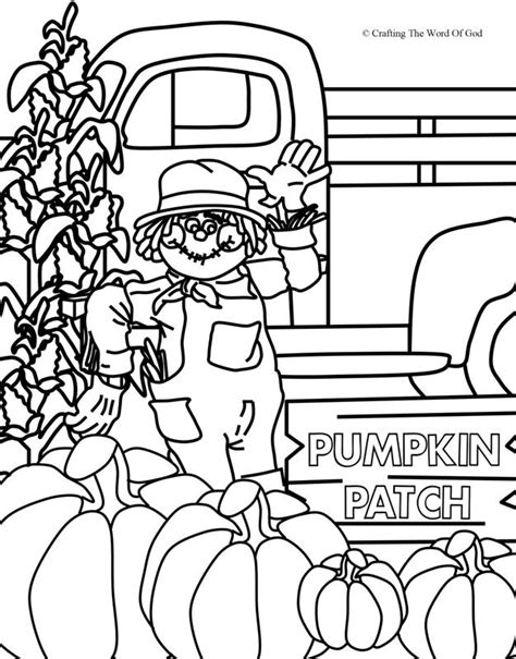 Coloring Page Crafting The Word Of God