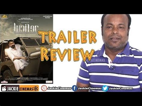 Check out the latest malayalam trailers, new. Lucifer Malayalam Movie Trailer Review By Jackie Sekar ...