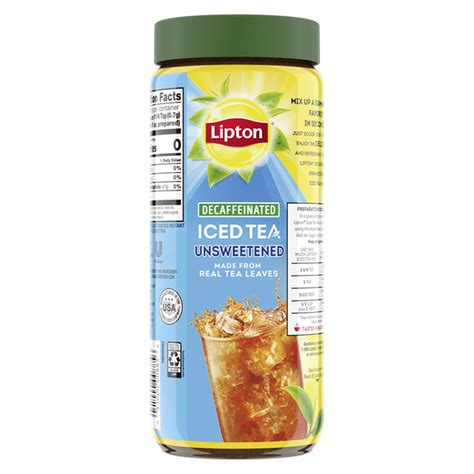 Lipton Iced Tea Mix Unsweetened Decaf 3 Oz Delivery Or Pickup Near Me