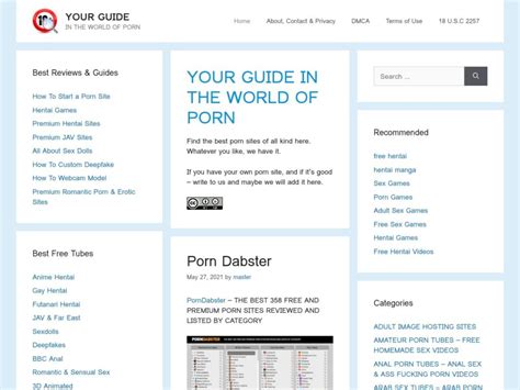 Porn Guide And Similar Porn Directories The Porn Bin