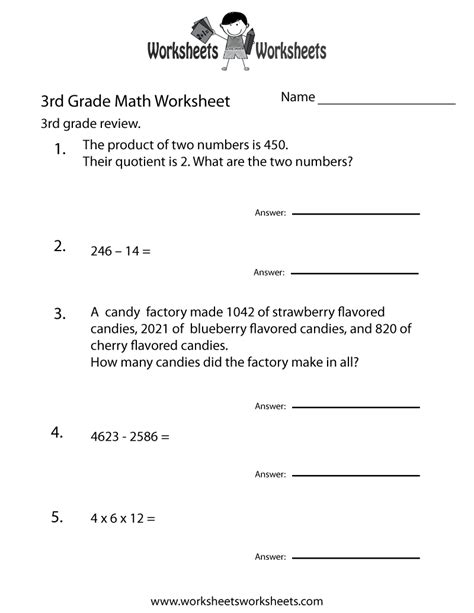 Free 3rd Grade Math Staar Test Practice Worksheets