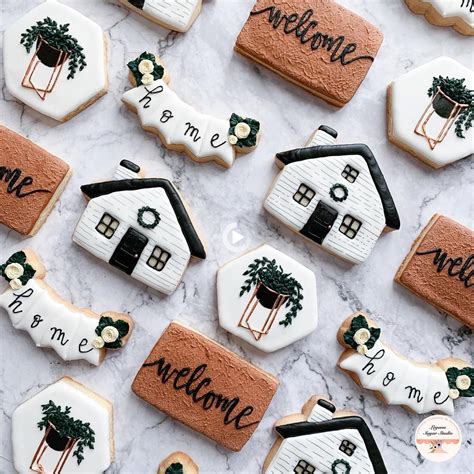 House Warming Cookies Home Cookies New Home Cookies Welcome Home