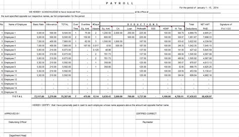 Payroll Spreadsheet Examples Spreadsheet Downloa Payroll Spreadsheet