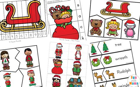Esl printable christmas vocabulary worksheets, picture dictionaries, matching exercises, word search and crossword puzzles, missing letters in words and unscramble the words exercises. Free Printable Christmas Worksheets - Fun with Mama