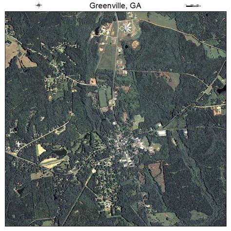 Aerial Photography Map Of Greenville Ga Georgia