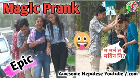 nepali prank magic prank epic reaction awesome nepalese youtube